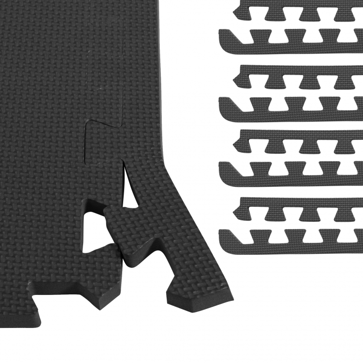 8x Edge Pieces For Gorilla Sports Floor Mats Black 100792 00019 0001