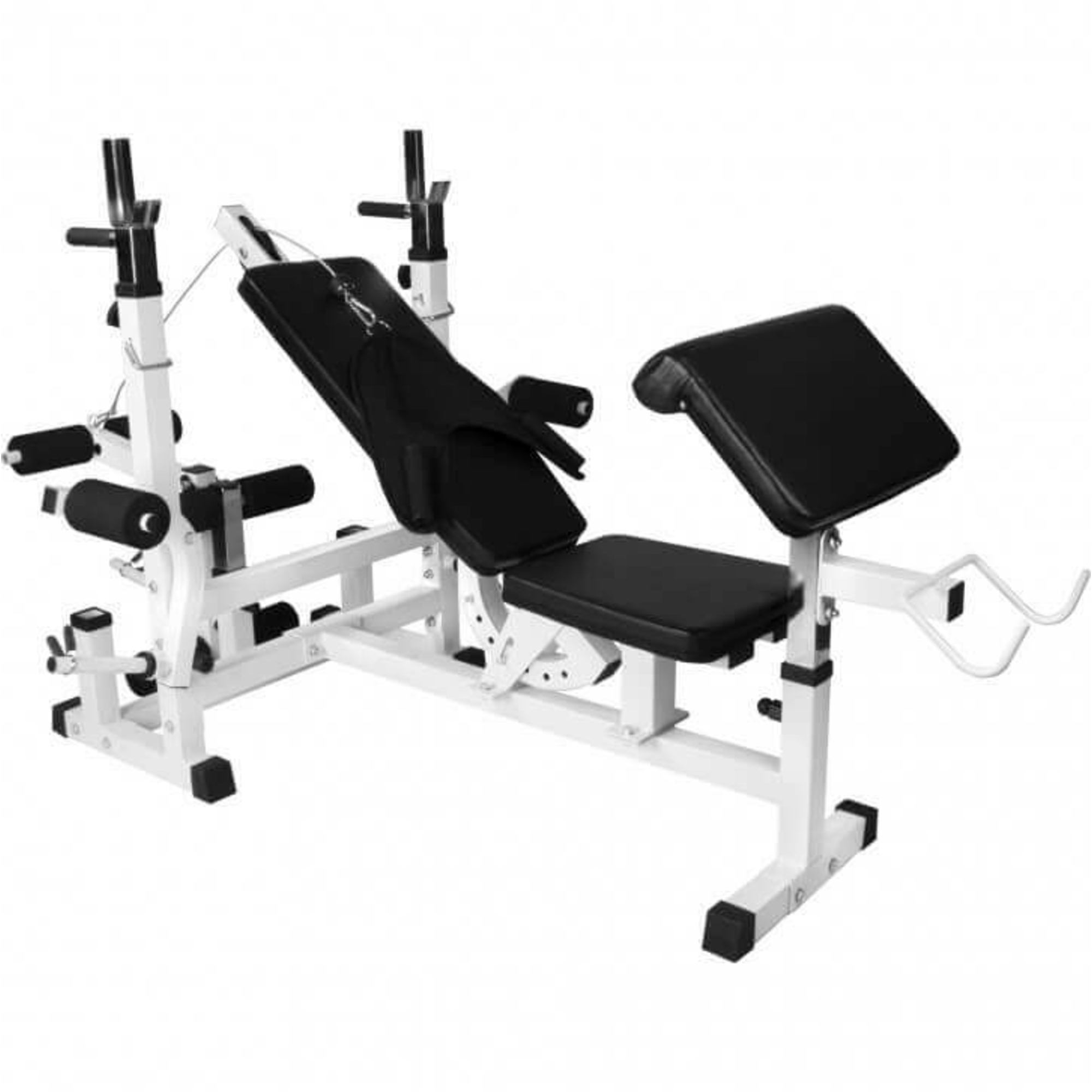 Universal Workstation With 108kg Tri Grip Complete Weight Set Gorilla Sports Uk